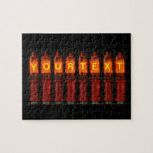 Puzzle Tubes Nixie personnalisés