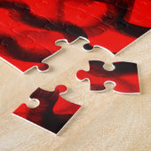 Puzzle Tubulaire Noir Et Rouge (Côté)