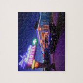 Puzzle Tucumcari, Nouveau Mexique, Etats-Unis. Itinéraire (Vertical)