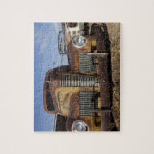 Puzzle Tucumcari, Nouveau Mexique, Etats-Unis. Itinéraire (Vertical)