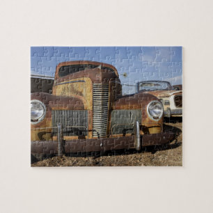 Puzzle Tucumcari, Nouveau-Mexique, États-Unis. Route 66.