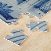 Puzzle Tuile de Delft montrant un pont-levis au-dessus (Côté)