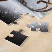 Puzzle Tuile de Steampunk ~ Père Noël Avec Femme & Elfes  (Côté)