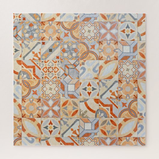 Puzzle Tuiles de ciment hydraulique : tendance mosaïque. (Vertical)