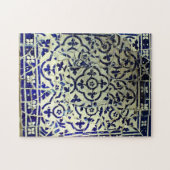 Puzzle Tuiles de mosaïque de Guell du parc de Gaudi (Horizontal)