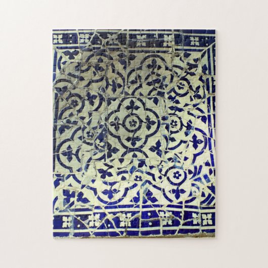 Puzzle Tuiles de mosaïque de Guell du parc de Gaudi (Vertical)