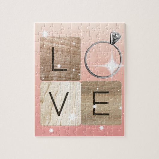 Puzzle Tuiles L-o-v-e (Vertical)