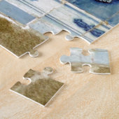 Puzzle Tuiles murales portugaises bleues et blanches avec (Côté)