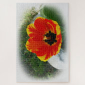 Puzzle Tuliforme jaune rouge (Vertical)