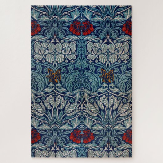 Puzzle Tulip et Rose, William Morris (Vertical)