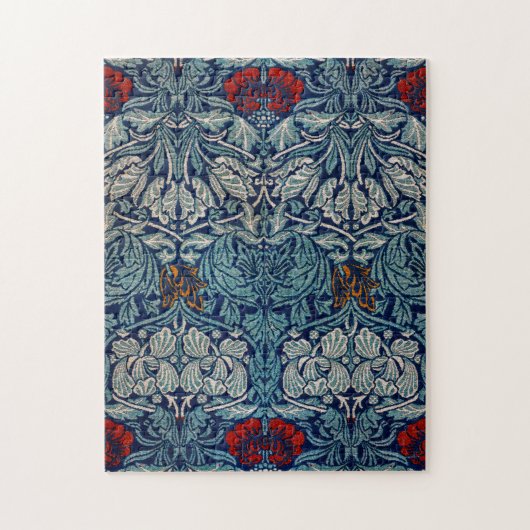 Puzzle Tulip et Rose, William Morris (Vertical)