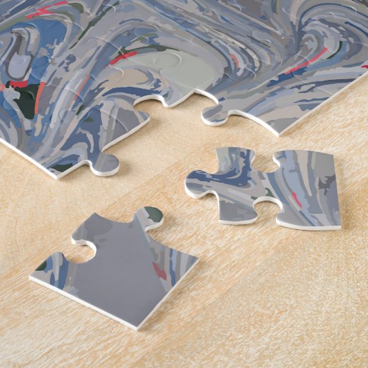 Puzzle Tulipe marbrée (Côté)