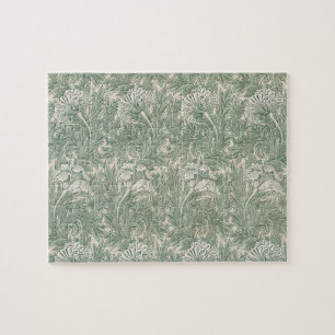 Puzzle Tulipe par William Morris, Art floral vintage