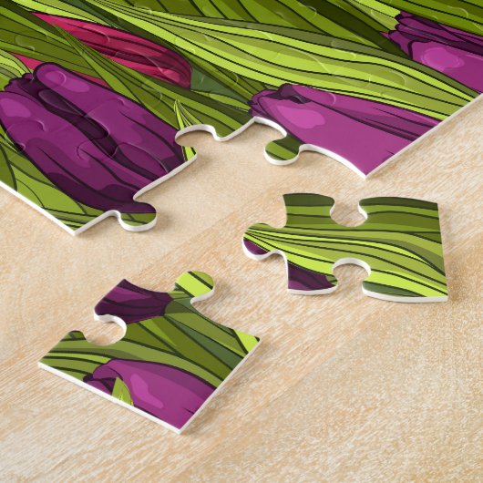 Puzzle Tulipes (Côté)