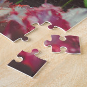 Puzzle Tulipes à franges roses de style vintage (Côté)