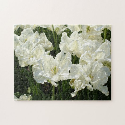 Puzzle Tulipes blanches (Horizontal)