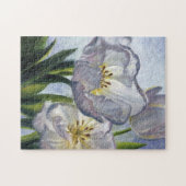 Puzzle "Tulipes blanches" (Horizontal)