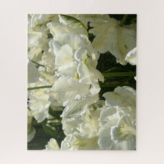 Puzzle Tulipes blanches (Vertical)
