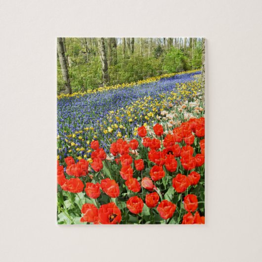 Puzzle Tulipes dans les bois (Vertical)