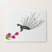 Puzzle Tulipes de colibri de prière inspirante (Horizontal)