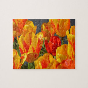 Puzzle Tulipes de fleurs de jardin extrêmement difficiles