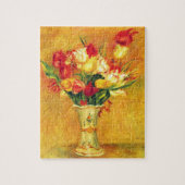 Puzzle Tulipes de Pierre Renoir, Impressionnisme Vintage (Vertical)