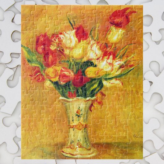 Puzzle Tulipes de Pierre Renoir, Impressionnisme Vintage