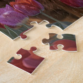 Puzzle Tulipes de printemps de vache des Highlands (Côté)