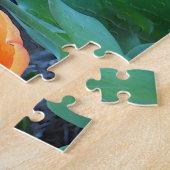 Puzzle Tulipes orange (Côté)