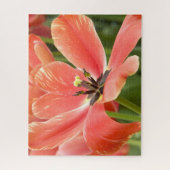 Puzzle tulipes oranges en fleur (Vertical)