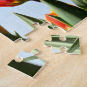 Puzzle Tulipes oranges et rouges de dessous (Côté)