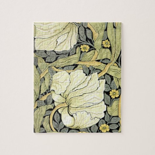 Puzzle Tulipes Pimpernel Art Botanique de William Morris (Vertical)