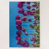 Puzzle Tulipes pourpres (Vertical)