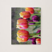 Puzzle Tulipes tombées flammes (Vertical)