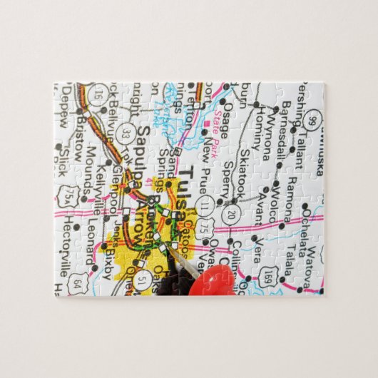 Puzzle Tulsa, l'Oklahoma (Horizontal)