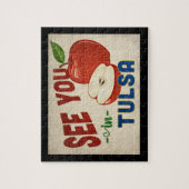 Puzzle Tulsa Oklahoma Apple - Vintage voyage (Vertical)