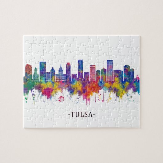 Puzzle Tulsa Oklahoma Skyline (Horizontal)