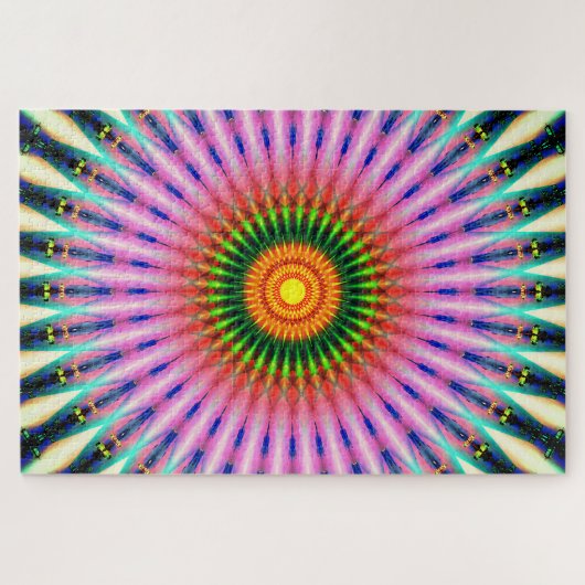 Puzzle Tunnel coloré de mandala (Horizontal)