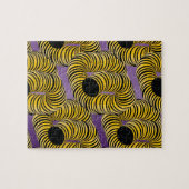 Puzzle Tunnels Trippy à Dégradé Moderne Abeille Jaune (Horizontal)