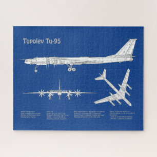 Puzzle Tupolev Tu-95 - Plan directeur de l'avion ABD