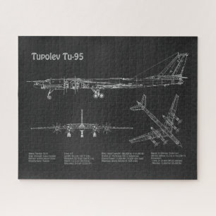 Puzzle Tupolev Tu-95 - Plan directeur de l'avion PD
