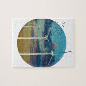 Puzzle Turbines à vent peint ciel (Horizontal)