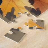 Puzzle Turc Angora Chat Automne Quitte L'Art Thanksgiving (Côté)