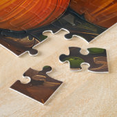 Puzzle Turc Angora Chat automne récolte Thanksgiving (Côté)