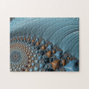Puzzle Turquoise Abstraite et fragile du sud-ouest