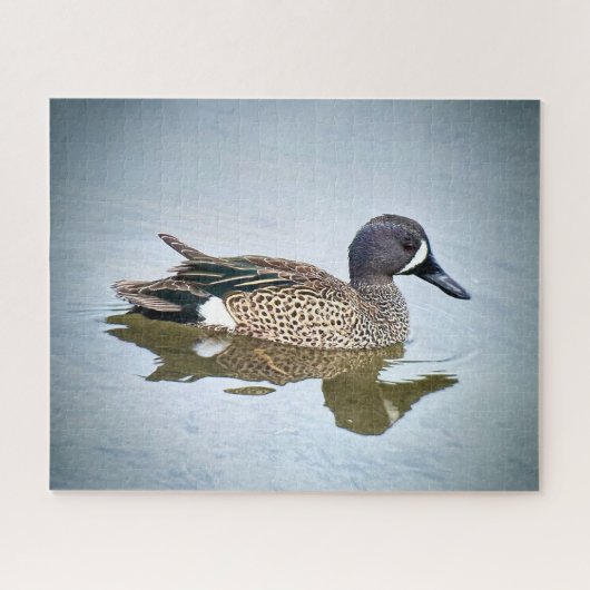 Puzzle Turquoise ailé bleu (Horizontal)