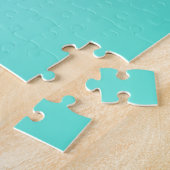 Puzzle Turquoise Blanc Ombré (Côté)