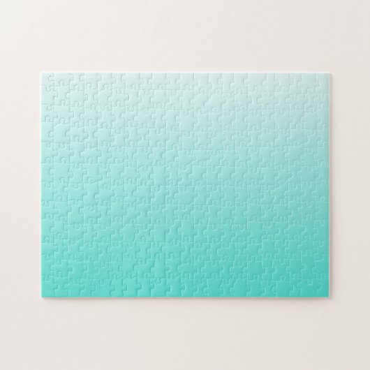 Puzzle Turquoise Blanc Ombré (Horizontal)