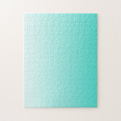 Puzzle Turquoise Blanc Ombré (Vertical)