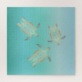 Puzzle Turquoise d'or (Horizontal)